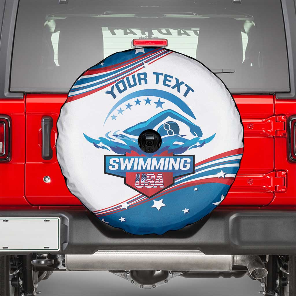 Personalized USA Swimming Spare Tire Cover 2024 We Are The Champions - Wonder Print Shop