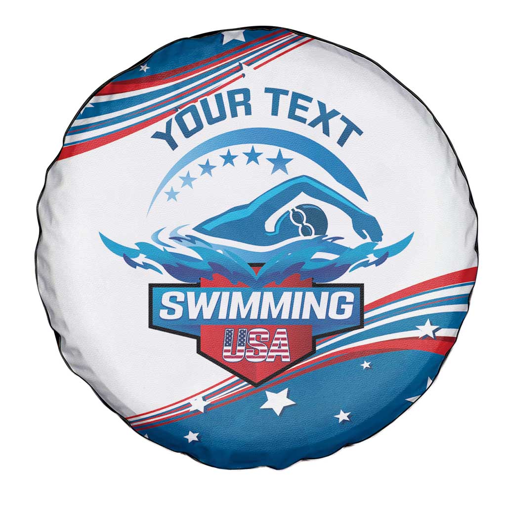 Personalized USA Swimming Spare Tire Cover 2024 We Are The Champions - Wonder Print Shop
