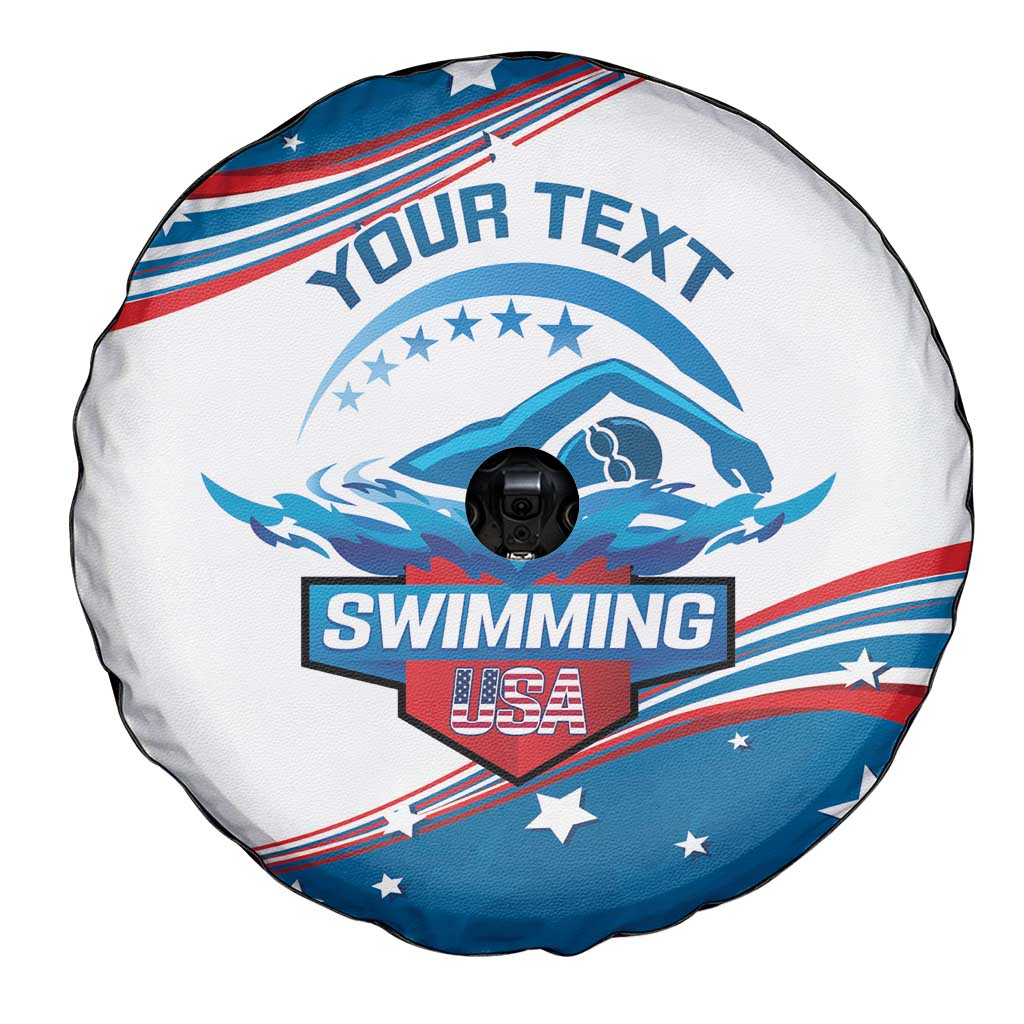 Personalized USA Swimming Spare Tire Cover 2024 We Are The Champions - Wonder Print Shop