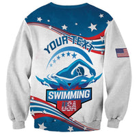 Personalized USA Swimming Sweatshirt 2024 We Are The Champions - Wonder Print Shop