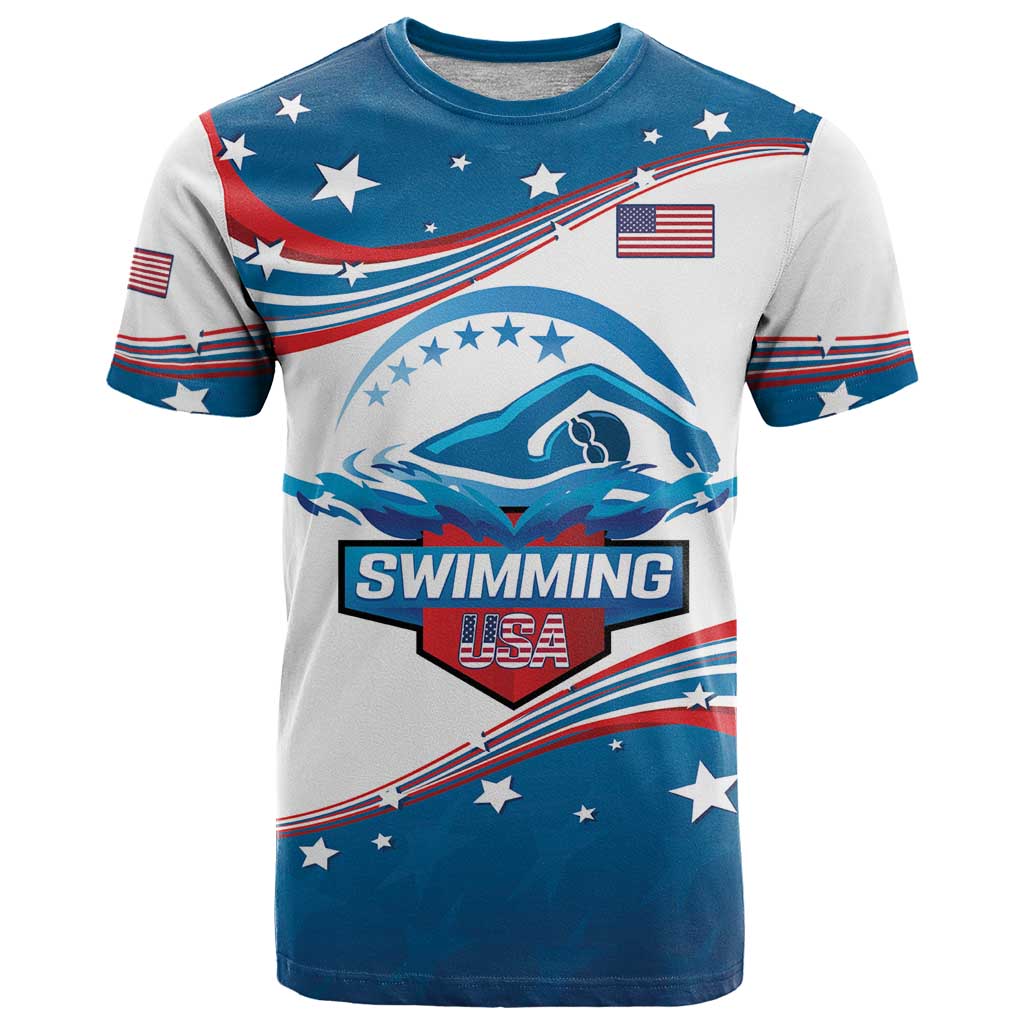 Personalized USA Swimming T Shirt 2024 We Are The Champions - Wonder Print Shop