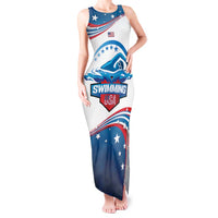 Personalized USA Swimming Tank Maxi Dress 2024 We Are The Champions - Wonder Print Shop