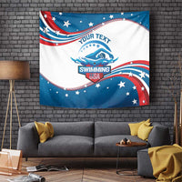Personalized USA Swimming Tapestry 2024 We Are The Champions - Wonder Print Shop