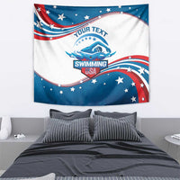Personalized USA Swimming Tapestry 2024 We Are The Champions - Wonder Print Shop