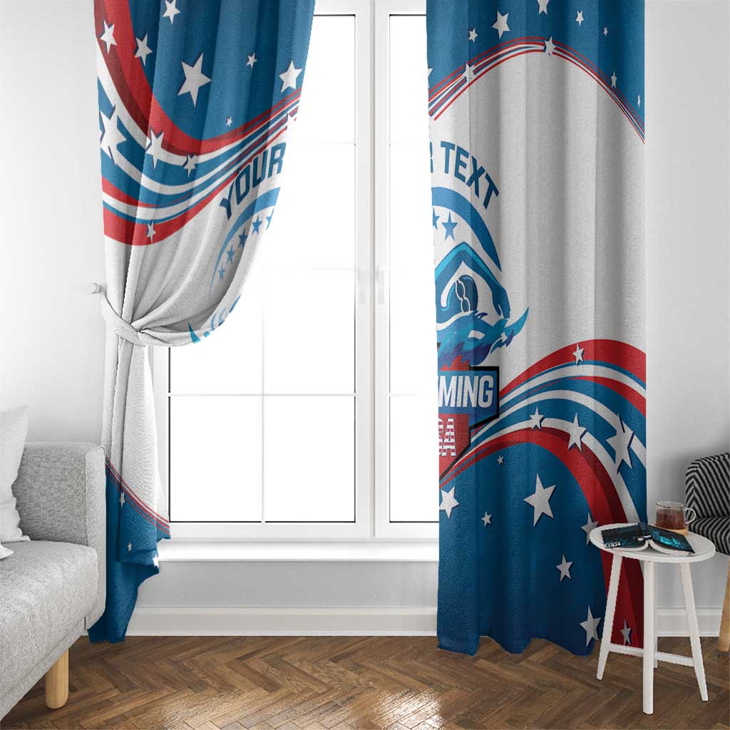 Personalized USA Swimming Window Curtain 2024 We Are The Champions - Wonder Print Shop