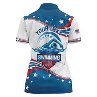 Personalized USA Swimming Women Polo Shirt 2024 We Are The Champions - Wonder Print Shop