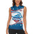 Personalized USA Swimming Women Sleeveless Polo Shirt 2024 We Are The Champions - Wonder Print Shop