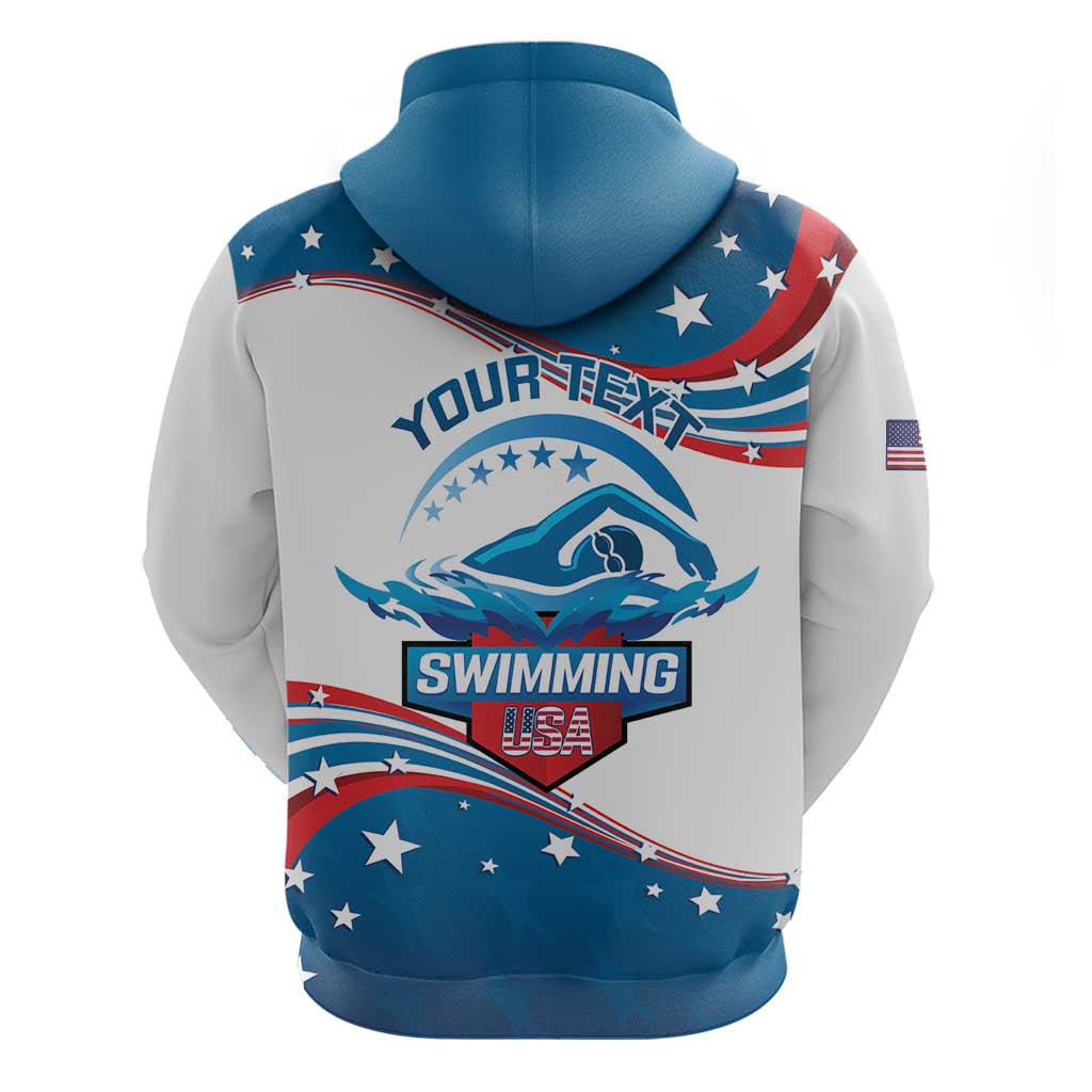 Personalized USA Swimming Zip Hoodie 2024 We Are The Champions - Wonder Print Shop
