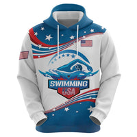 Personalized USA Swimming Zip Hoodie 2024 We Are The Champions - Wonder Print Shop