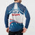 Personalized USA Gymnastics Button Sweatshirt 2024 United States Flag Curve Style - Wonder Print Shop