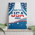 Personalized USA Gymnastics Canvas Wall Art 2024 United States Flag Curve Style - Wonder Print Shop