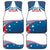 Personalized USA Gymnastics Car Mats 2024 United States Flag Curve Style - Wonder Print Shop
