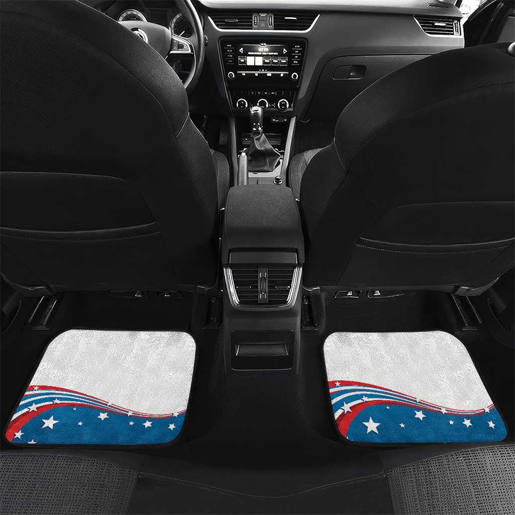 Personalized USA Gymnastics Car Mats 2024 United States Flag Curve Style - Wonder Print Shop