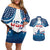 Personalized USA Gymnastics Couples Matching Off Shoulder Short Dress and Hawaiian Shirt 2024 United States Flag Curve Style - Wonder Print Shop