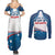 Personalized USA Gymnastics Couples Matching Summer Maxi Dress and Long Sleeve Button Shirt 2024 United States Flag Curve Style - Wonder Print Shop