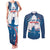 Personalized USA Gymnastics Couples Matching Tank Maxi Dress and Long Sleeve Button Shirt 2024 United States Flag Curve Style - Wonder Print Shop