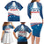 Personalized USA Gymnastics Family Matching Long Sleeve Bodycon Dress and Hawaiian Shirt 2024 United States Flag Curve Style - Wonder Print Shop
