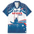 Personalized USA Gymnastics Family Matching Mermaid Dress and Hawaiian Shirt 2024 United States Flag Curve Style - Wonder Print Shop