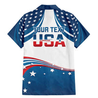 Personalized USA Gymnastics Family Matching Mermaid Dress and Hawaiian Shirt 2024 United States Flag Curve Style - Wonder Print Shop