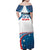 Personalized USA Gymnastics Family Matching Off Shoulder Maxi Dress and Hawaiian Shirt 2024 United States Flag Curve Style - Wonder Print Shop