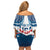 Personalized USA Gymnastics Family Matching Off Shoulder Short Dress and Hawaiian Shirt 2024 United States Flag Curve Style - Wonder Print Shop