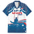 Personalized USA Gymnastics Family Matching Short Sleeve Bodycon Dress and Hawaiian Shirt 2024 United States Flag Curve Style - Wonder Print Shop