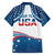 Personalized USA Gymnastics Family Matching Tank Maxi Dress and Hawaiian Shirt 2024 United States Flag Curve Style - Wonder Print Shop
