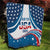 Personalized USA Gymnastics Quilt 2024 United States Flag Curve Style - Wonder Print Shop