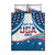 Personalized USA Gymnastics Quilt Bed Set 2024 United States Flag Curve Style - Wonder Print Shop