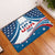 Personalized USA Gymnastics Rubber Doormat 2024 United States Flag Curve Style - Wonder Print Shop