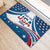 Personalized USA Gymnastics Rubber Doormat 2024 United States Flag Curve Style - Wonder Print Shop