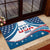 Personalized USA Gymnastics Rubber Doormat 2024 United States Flag Curve Style - Wonder Print Shop