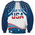 Personalized USA Gymnastics Sweatshirt 2024 United States Flag Curve Style - Wonder Print Shop