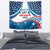 Personalized USA Gymnastics Tapestry 2024 United States Flag Curve Style - Wonder Print Shop