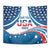 Personalized USA Gymnastics Tapestry 2024 United States Flag Curve Style - Wonder Print Shop