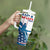 Personalized USA Gymnastics Tumbler With Handle 2024 United States Flag Curve Style - Wonder Print Shop