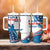 Personalized USA Gymnastics Tumbler With Handle 2024 United States Flag Curve Style - Wonder Print Shop
