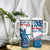Personalized USA Gymnastics Tumbler With Handle 2024 United States Flag Curve Style - Wonder Print Shop