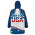Personalized USA Gymnastics Wearable Blanket Hoodie 2024 United States Flag Curve Style - Wonder Print Shop