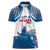 Personalized USA Gymnastics Women Polo Shirt 2024 United States Flag Curve Style - Wonder Print Shop