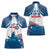 Personalized USA Gymnastics Women Polo Shirt 2024 United States Flag Curve Style - Wonder Print Shop