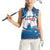 Personalized USA Gymnastics Women Sleeveless Polo Shirt 2024 United States Flag Curve Style - Wonder Print Shop