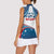 Personalized USA Gymnastics Women Sleeveless Polo Shirt 2024 United States Flag Curve Style - Wonder Print Shop