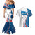 Personalized USA Fencing Couples Matching Mermaid Dress and Hawaiian Shirt 2024 United States Flag Curve Style - Wonder Print Shop