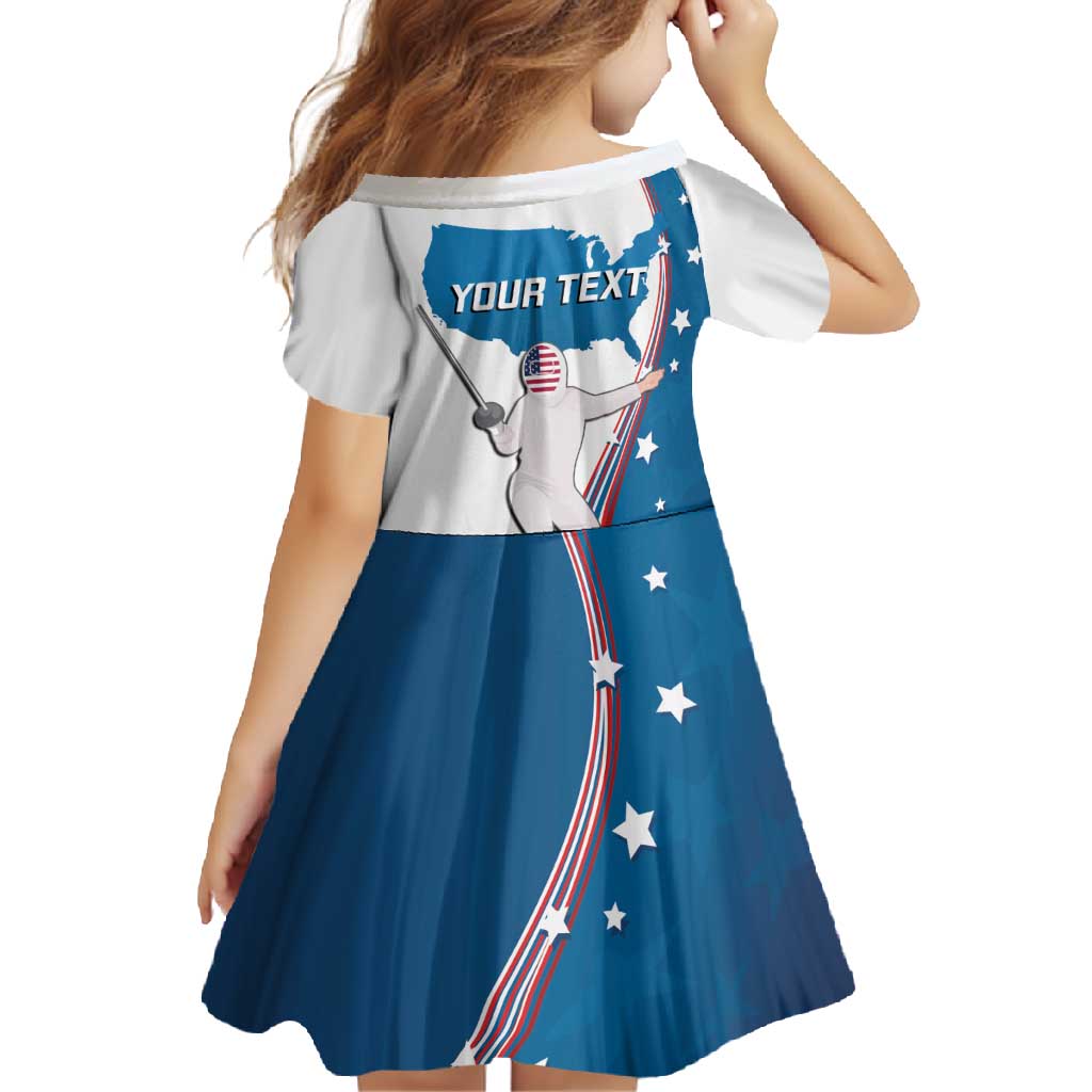 Personalized USA Fencing Family Matching Off Shoulder Maxi Dress and Hawaiian Shirt 2024 United States Flag Curve Style - Wonder Print Shop