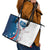 Personalized USA Fencing Leather Tote Bag 2024 United States Flag Curve Style - Wonder Print Shop