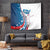 Personalized USA Fencing Tapestry 2024 United States Flag Curve Style - Wonder Print Shop