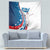 Personalized USA Fencing Tapestry 2024 United States Flag Curve Style - Wonder Print Shop