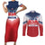 Custom USA Wrestling Couples Matching Short Sleeve Bodycon Dress and Long Sleeve Button Shirt 2024 Sporty Style - Wonder Print Shop