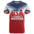 Custom USA Wrestling T Shirt 2024 Sporty Style - Wonder Print Shop